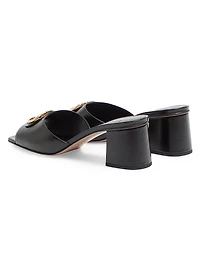 VLogo Signature 60MM Slide Sandals Calfskin