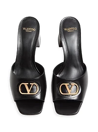 VLogo Signature 60MM Slide Sandals Calfskin