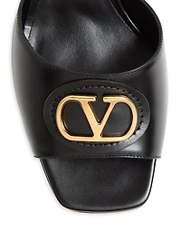 VLogo Signature 60MM Slide Sandals Calfskin