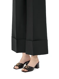 VLogo Signature 60MM Slide Sandals Calfskin