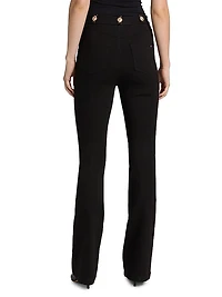 Devin High-Rise Stretch-Ponte Pants