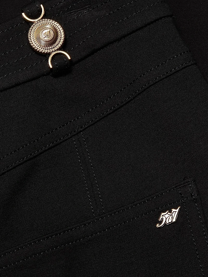 Devin High-Rise Stretch-Ponte Pants
