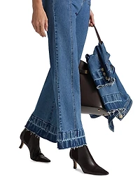 Dorothea Wide-Leg Denim Pants