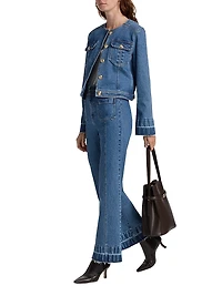 Dorothea Wide-Leg Denim Pants