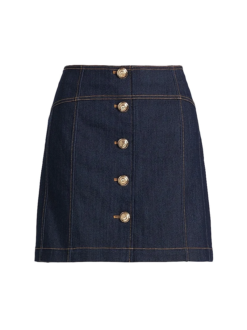 Claudia Denim Miniskirt