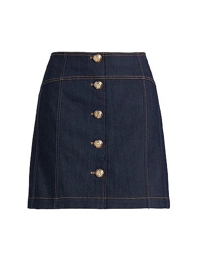 Claudia Denim Miniskirt