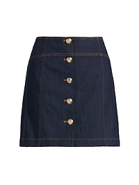 Claudia Denim Miniskirt