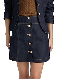Claudia Denim Miniskirt