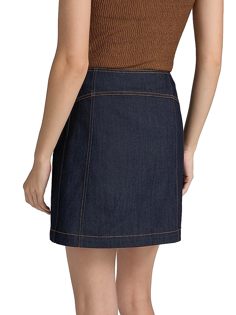 Claudia Denim Miniskirt