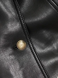 Milly Studded Faux-Leather Jacket