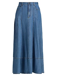 Mathilde Denim Maxi Skirt