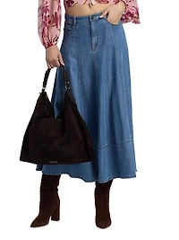 Mathilde Denim Maxi Skirt