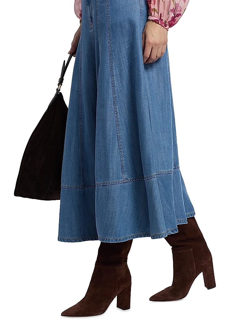Mathilde Denim Maxi Skirt