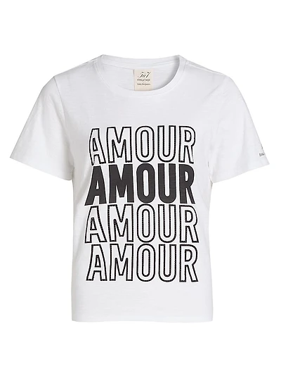 Embellished Amour Graphic T-Shirt