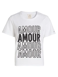 Embellished Amour Graphic T-Shirt