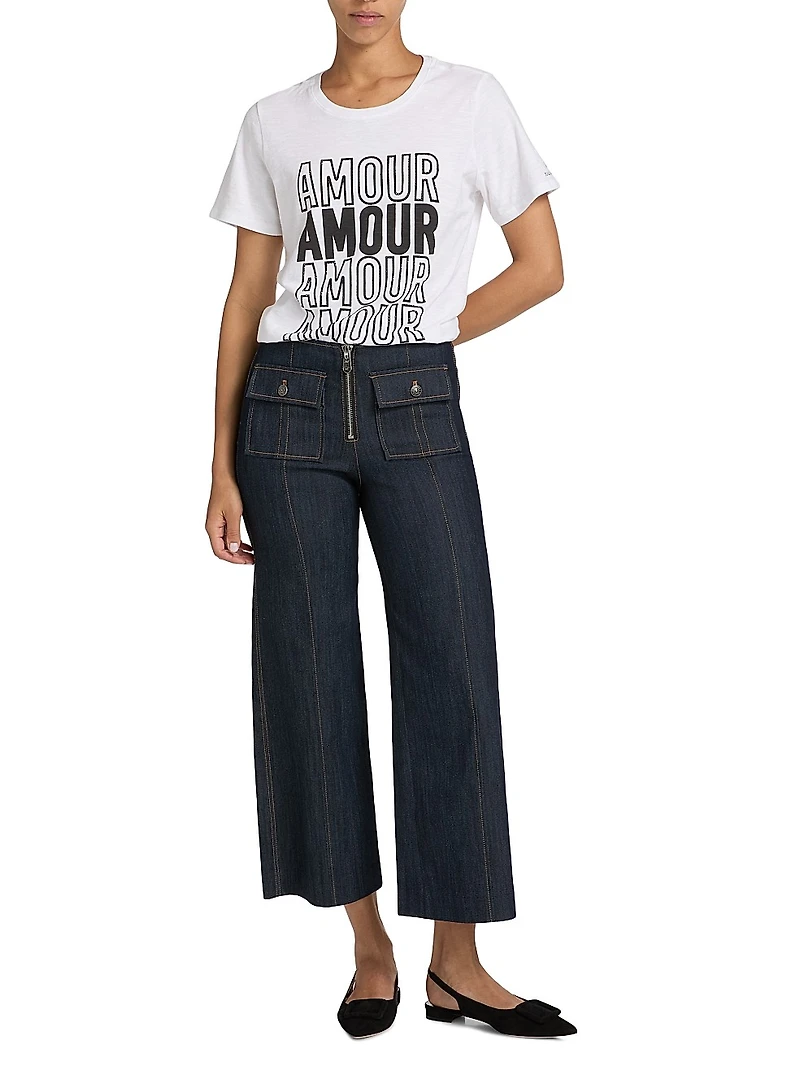 Embellished Amour Graphic T-Shirt