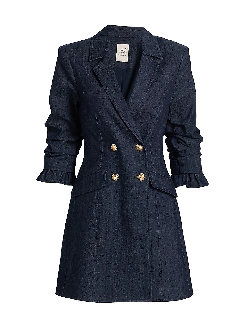 Bekah Denim Blazer Minidress