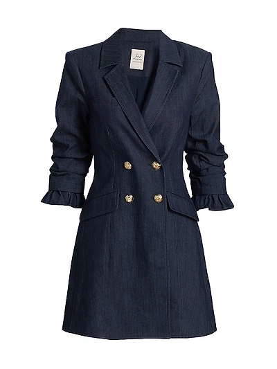 Bekah Denim Blazer Minidress