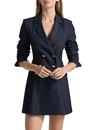 Bekah Denim Blazer Minidress