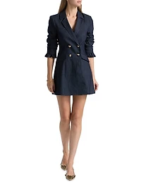 Bekah Denim Blazer Minidress