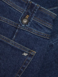Niko Seamed Wide-Leg Jeans
