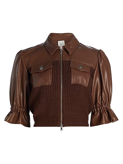 Holly Mixed Media Jacket