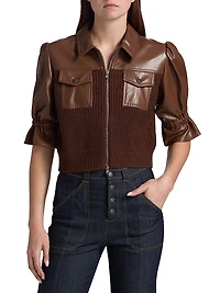 Holly Mixed Media Jacket
