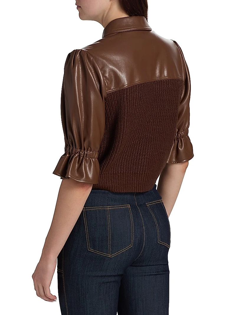 Holly Mixed Media Jacket