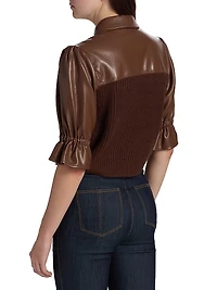 Holly Mixed Media Jacket