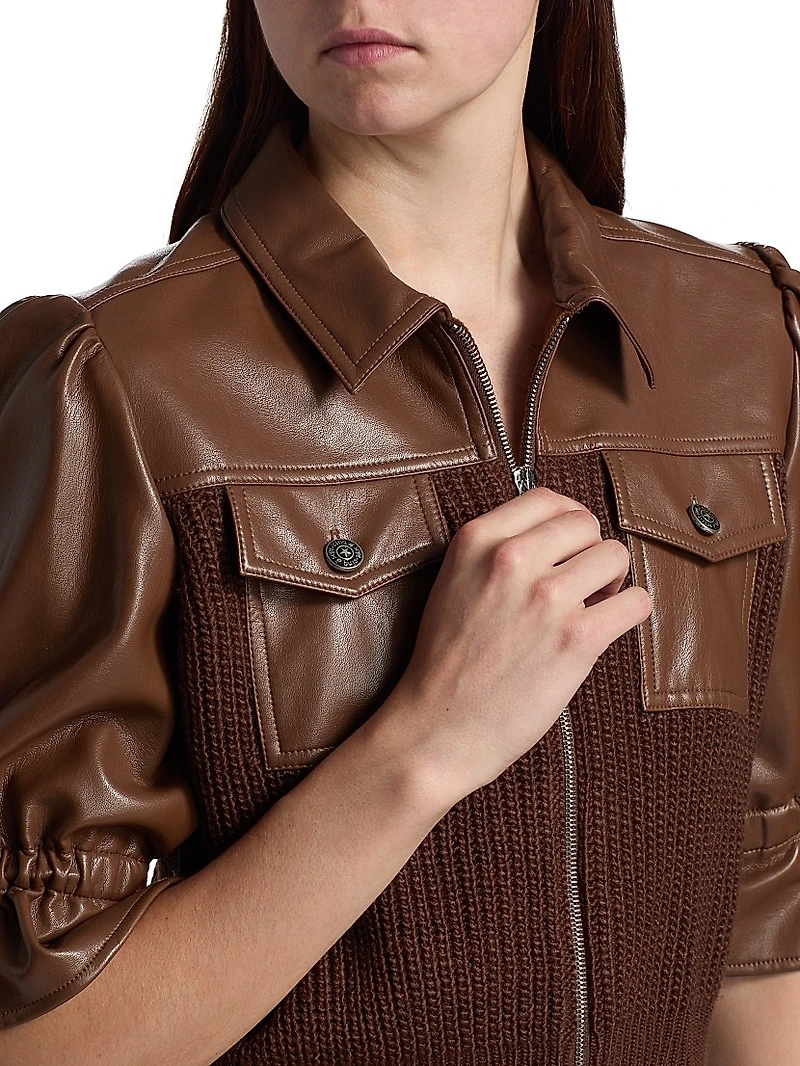Holly Mixed Media Jacket
