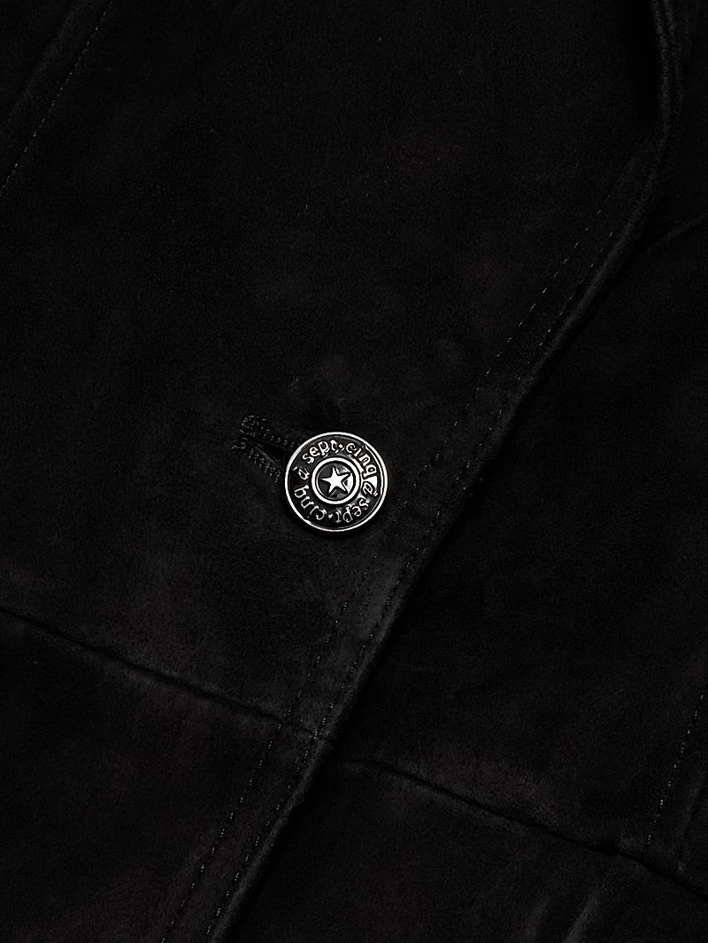 Milly Studded Suede Jacket