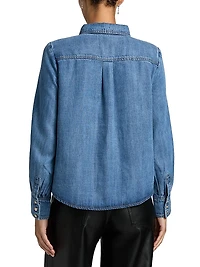 Juliette Rhinestone-Embellished Embroidered Top