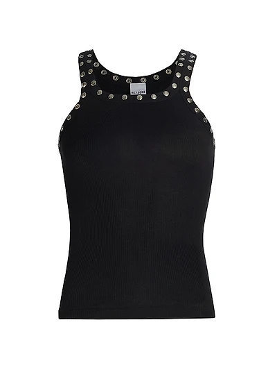 Studded Rib Tank Top