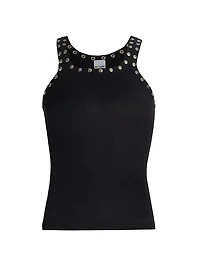 Studded Rib Tank Top