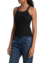 Studded Rib Tank Top