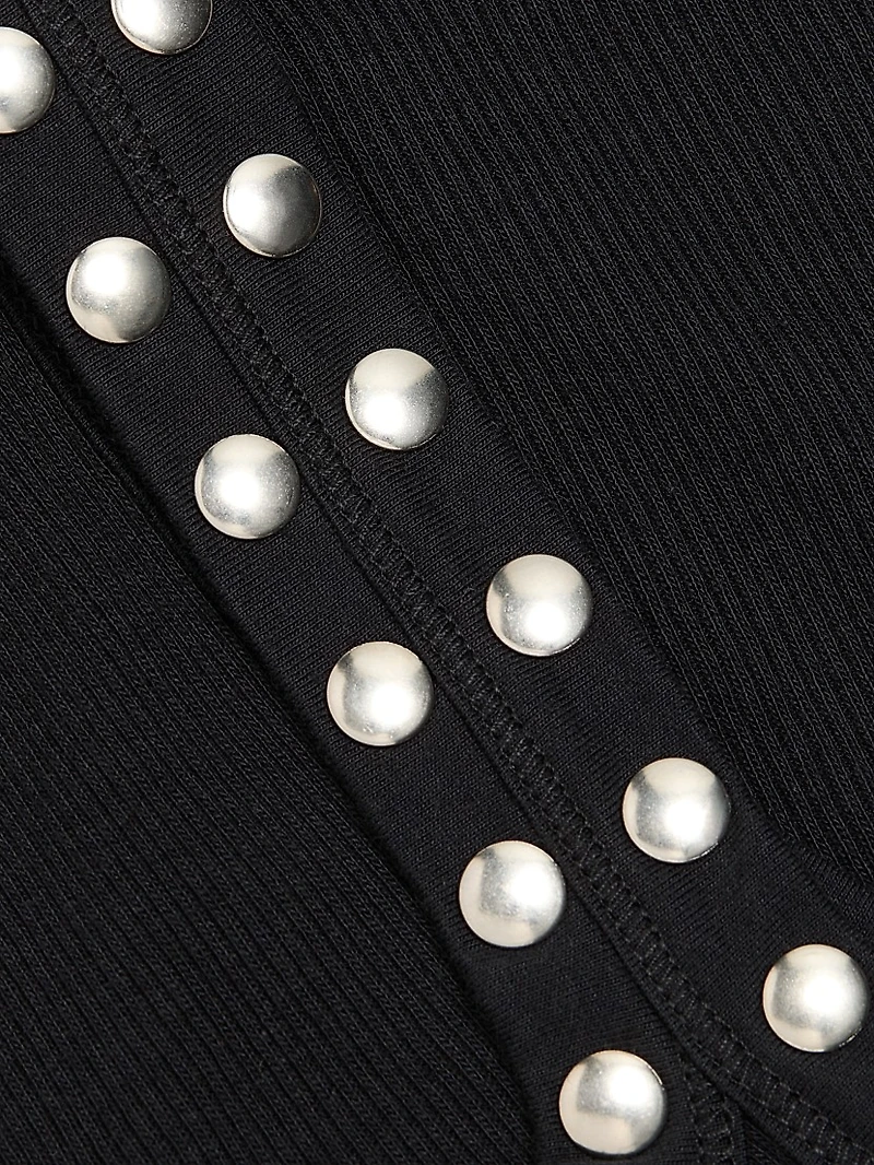 Studded Rib Tank Top
