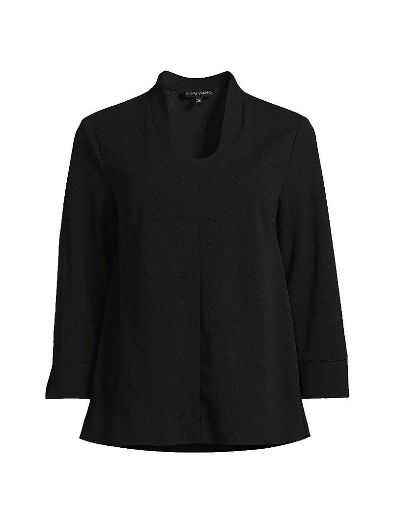 Deco Crepe Blouse