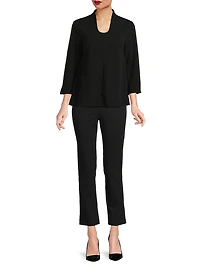 Deco Crepe Blouse