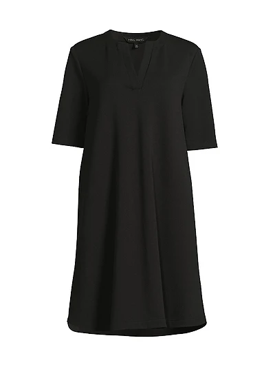 Stretch Deco Crepe A-Line Dress