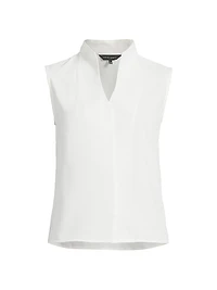 Crepe Sleeveless Top
