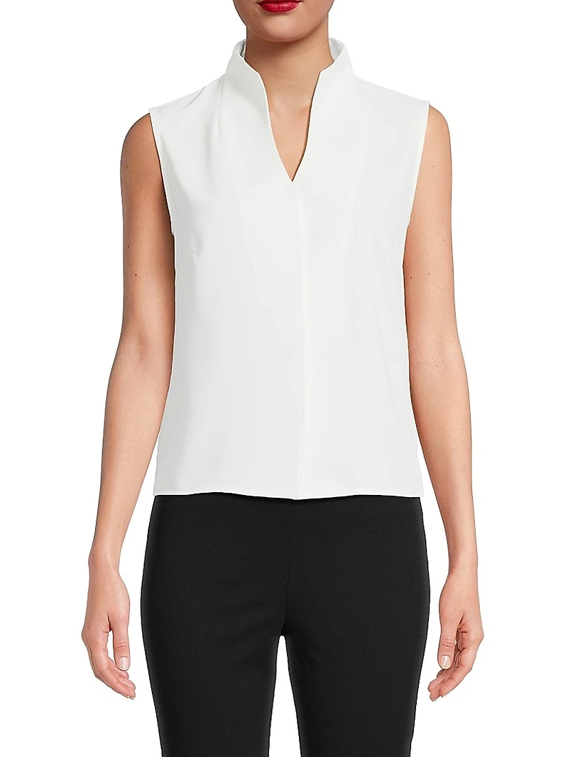 Crepe Sleeveless Top