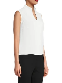 Crepe Sleeveless Top