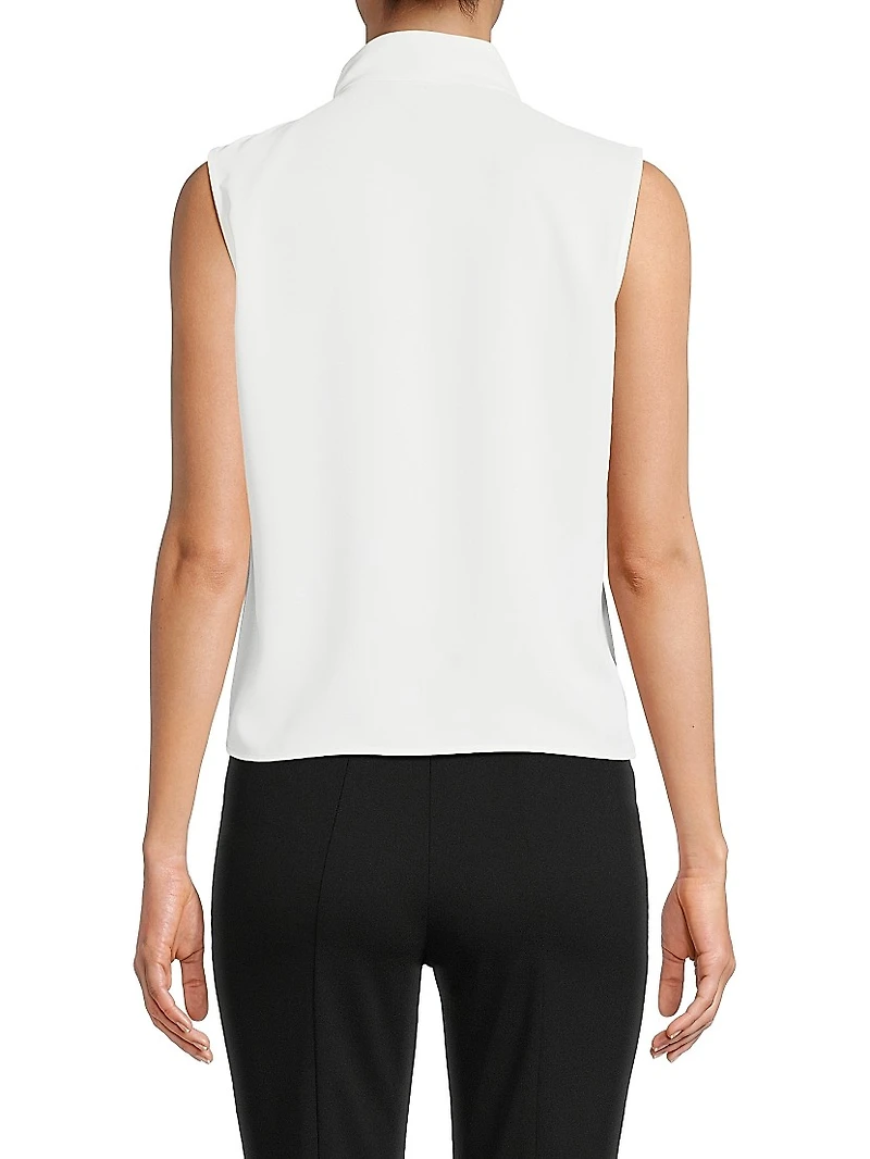 Crepe Sleeveless Top