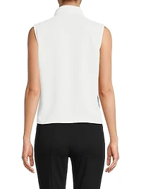 Crepe Sleeveless Top