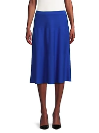 Aria A-Line Midi-Skirt