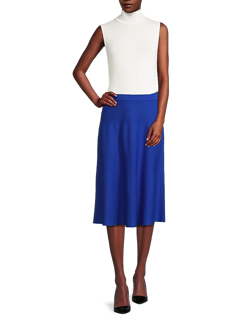 Aria A-Line Midi-Skirt