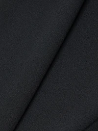 Stretch Deco Crepe Wide-Leg Pants