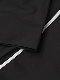 Contrast Trim Cotton Minidress