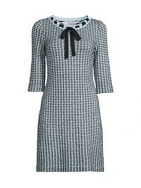 Tweed Knit Sheath Dress
