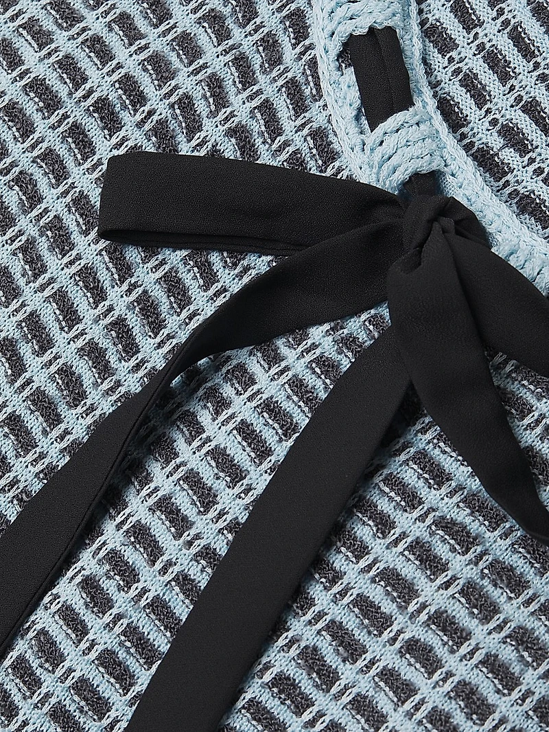 Tweed Knit Sheath Dress